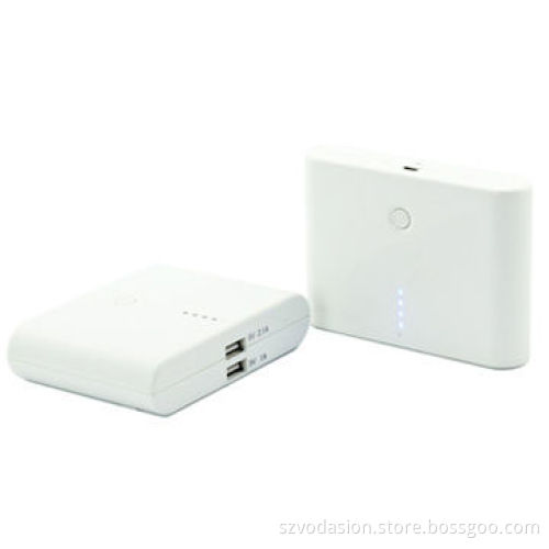 High capacity dual output pocket power bank charger for iPhone/iPad